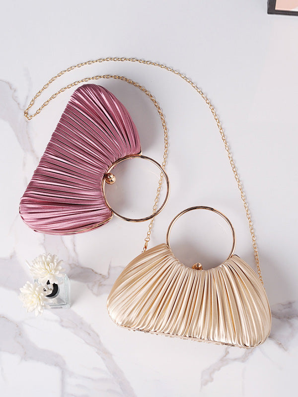 Pleated Split-Joint Bags Handbags