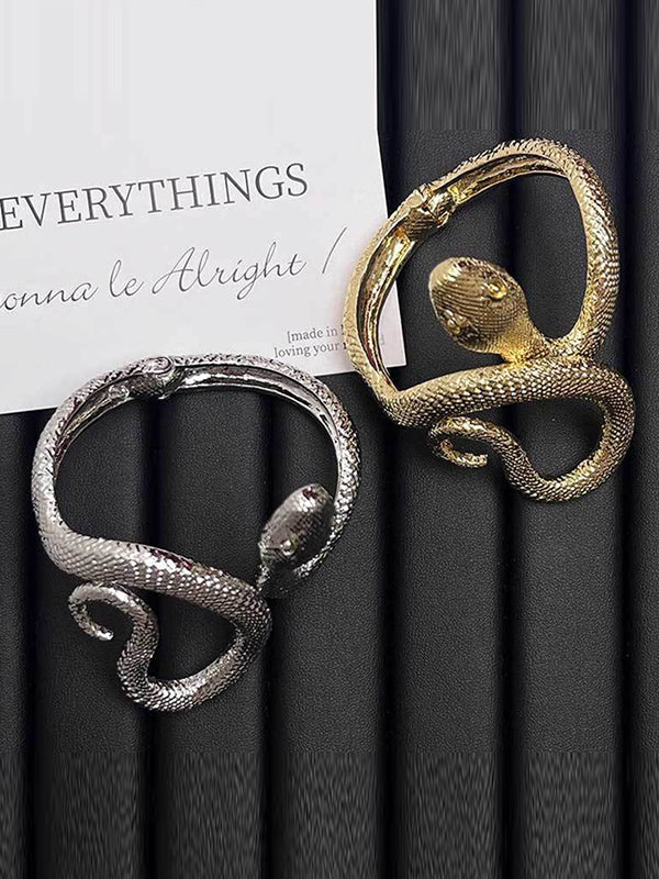 Geometric Snake Shape Solid Color Bracelet Accessories
