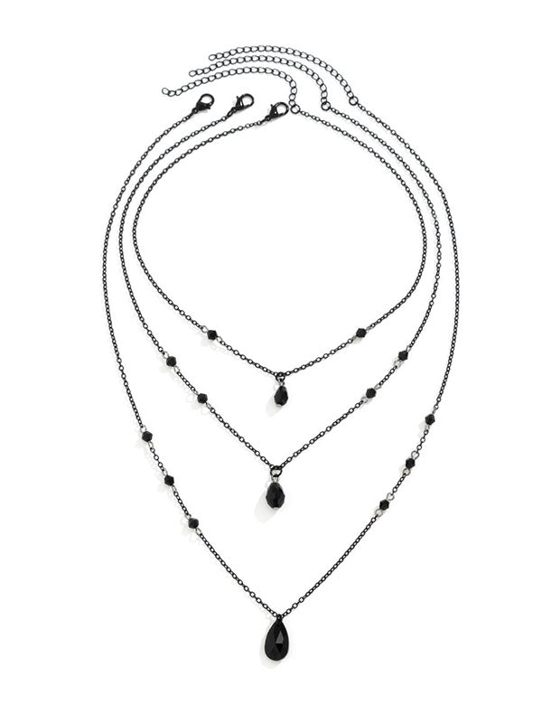 Geometric Layered Necklaces Accessories