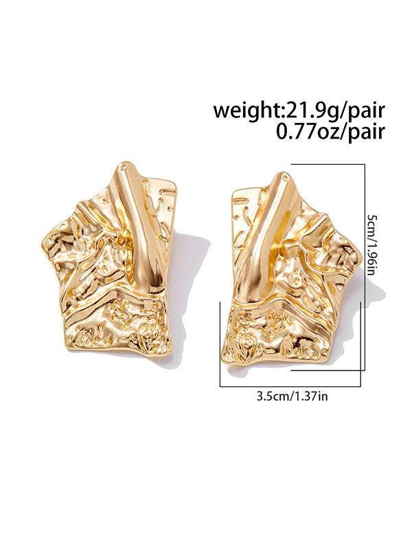 Normcore Geometric Drop Earrings