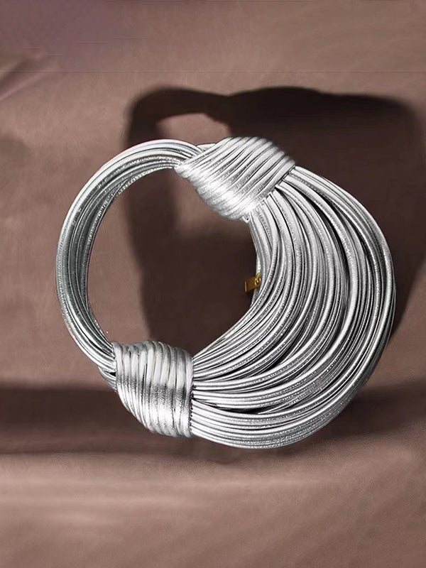 Geometric Zipper Handbags