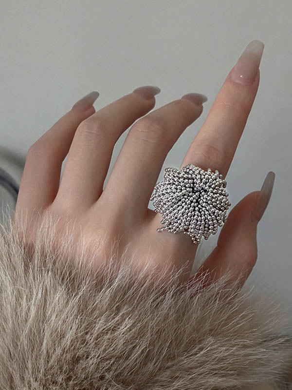 Geometric Tasseled Rings Accessories