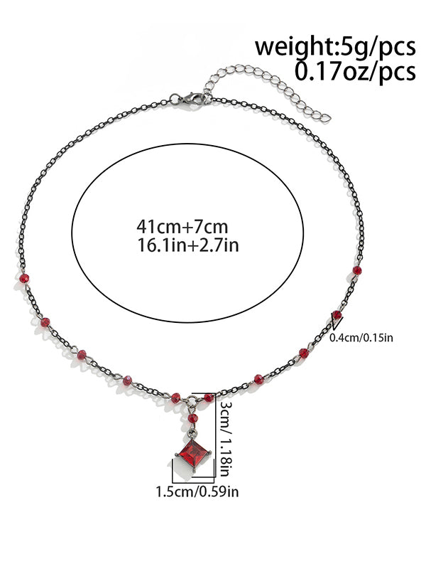 Geometric Tasseled Necklaces Accessories