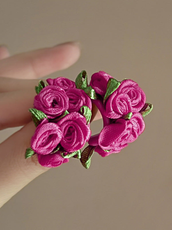 Flower Shape Drop Earrings