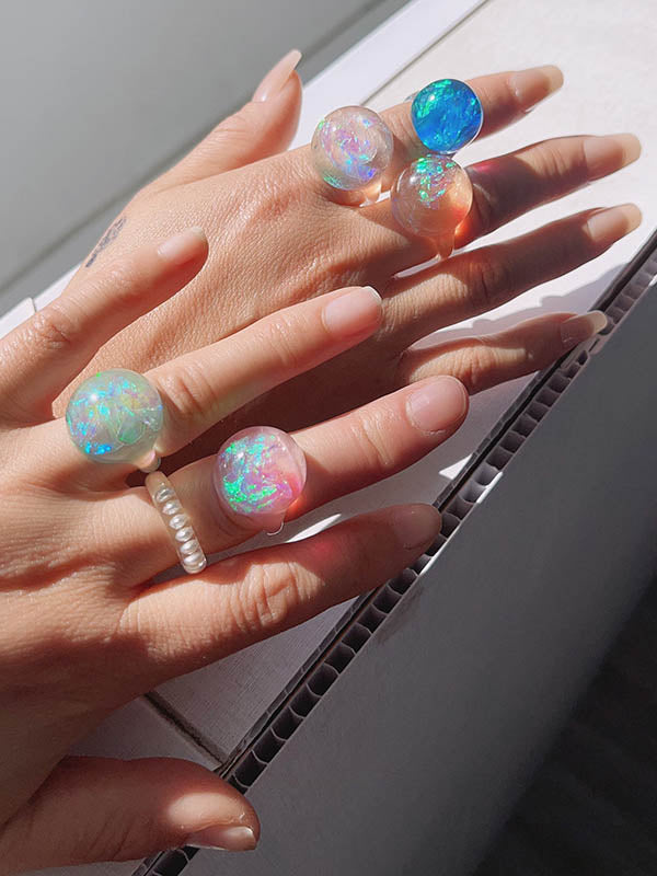 Geometric Rings Accessories