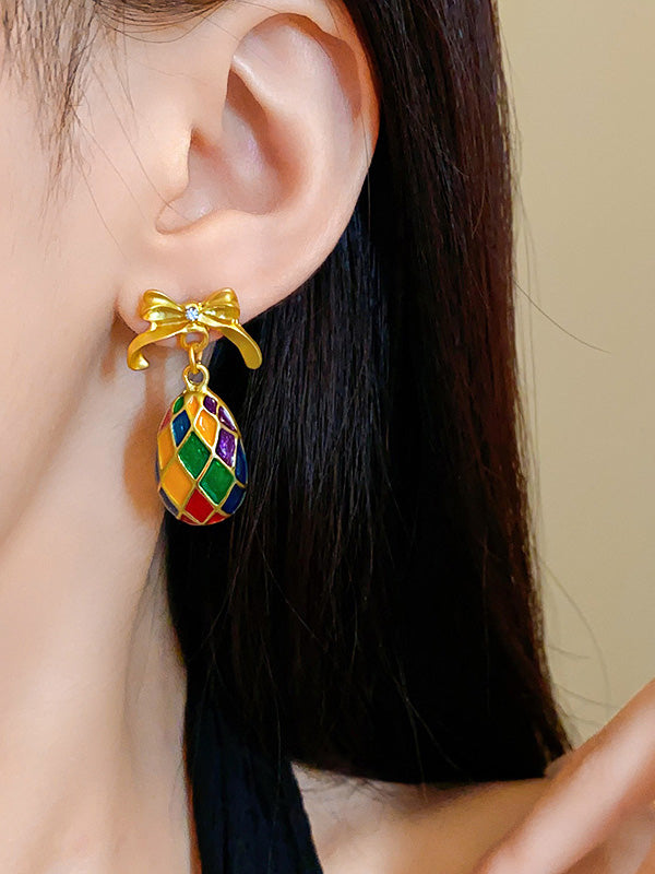 Geometric Drop Earrings