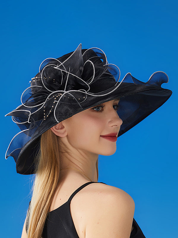 Flower Shape See-Through Split-Joint Sun Hat