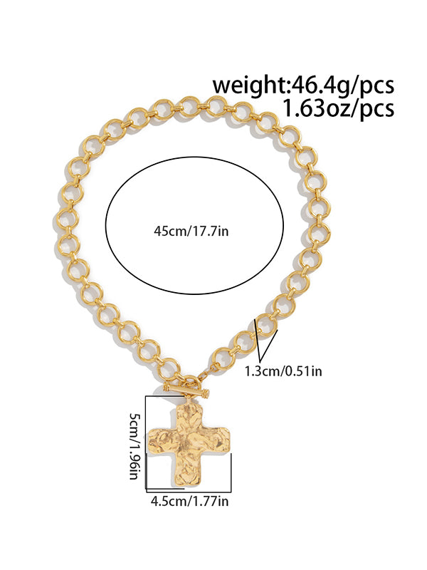 Normcore Chains Geometric Necklaces Accessories