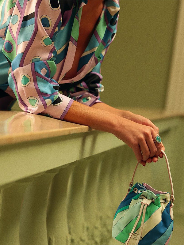 Buttoned Printed Lapel Blouses&Shirts Tops + Bodycon High Waisted Skirts Bottom Two Pieces Set