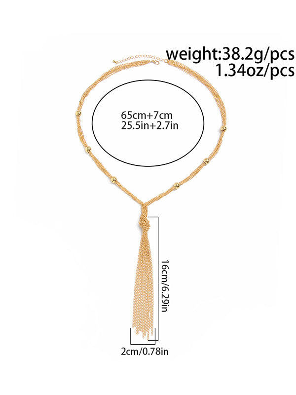 Tasseled Necklaces Accessories