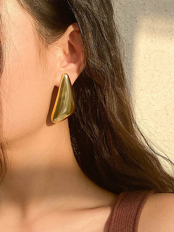 Geometric Drop Earrings