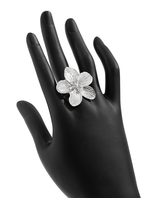 Flower Shape Geometric Rings Accessories